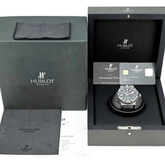 Hublot 48mm Big Bang King Palladium Titanium Ceramic Watch B+P! 322.LM.100.RX! - Picture 2 of 15